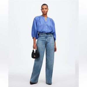 Madewell Curvy Superwide-Leg Jeans in Billings Wash Size 31